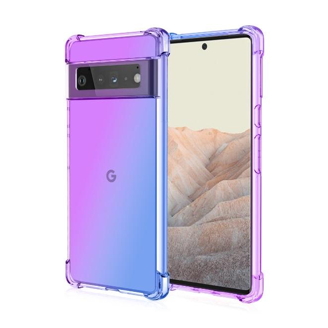 Google Pixel 7 Pro 手機殼 Pixel7 Pixel7 Pro漸變防摔殼 Pixel 7 四角防摔殼-細節圖7