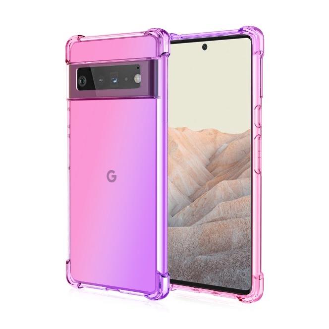 Google Pixel 7 Pro 手機殼 Pixel7 Pixel7 Pro漸變防摔殼 Pixel 7 四角防摔殼-細節圖8