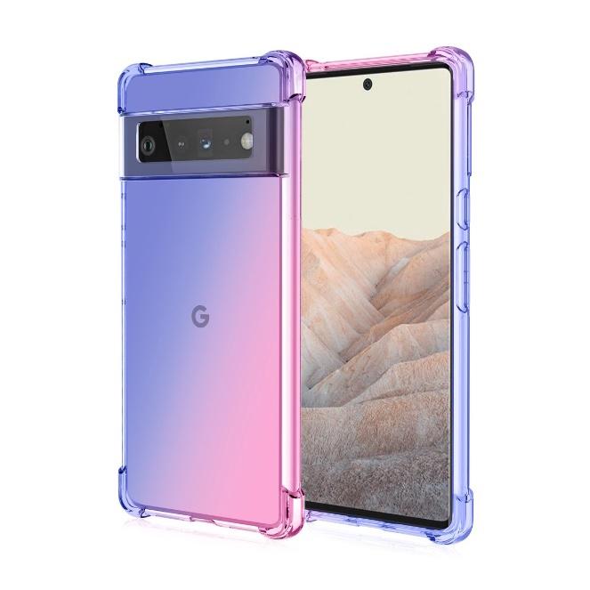 Google Pixel 7 Pro 手機殼 Pixel7 Pixel7 Pro漸變防摔殼 Pixel 7 四角防摔殼-細節圖9