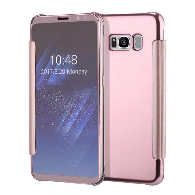 [台灣現貨] 三星鏡面皮套 三星 S6 S7 S8 S8+ C9 Note5 Note8 翻蓋皮套 特價出清-細節圖5