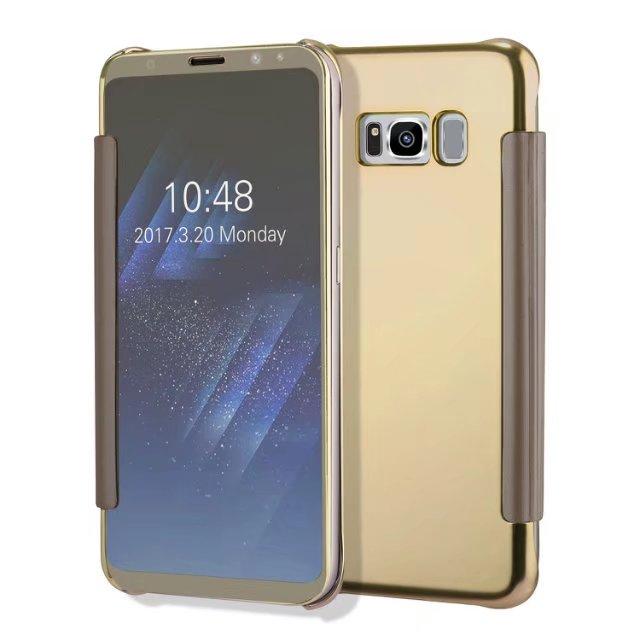 [台灣現貨] 三星鏡面皮套 三星 S6 S7 S8 S8+ C9 Note5 Note8 翻蓋皮套 特價出清-細節圖7