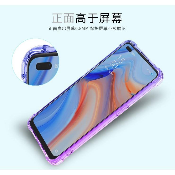 [台灣現貨] OPPO A74 5G版 四角防摔殼 OPPO A74 漸變保護套 OPPO A74 手機殼(TPU軟殼)-細節圖6