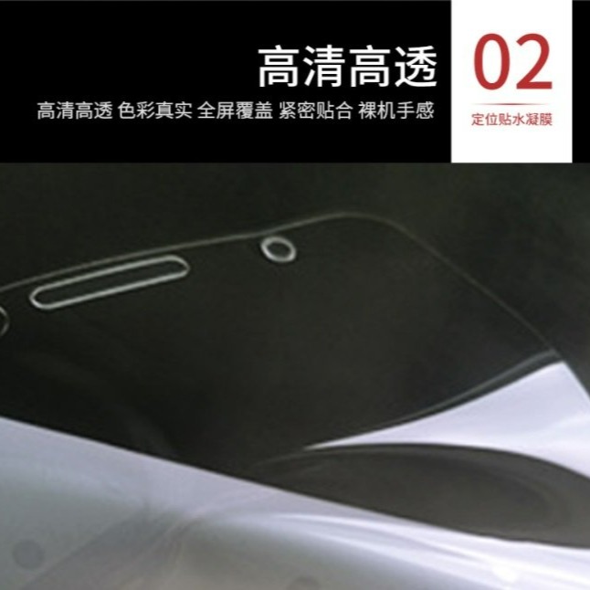 [兩片裝] iPhone13 定位貼水凝膜 iPhone 13 Pro Max保護貼 iPhone13 Mini鋼化軟膜-細節圖4