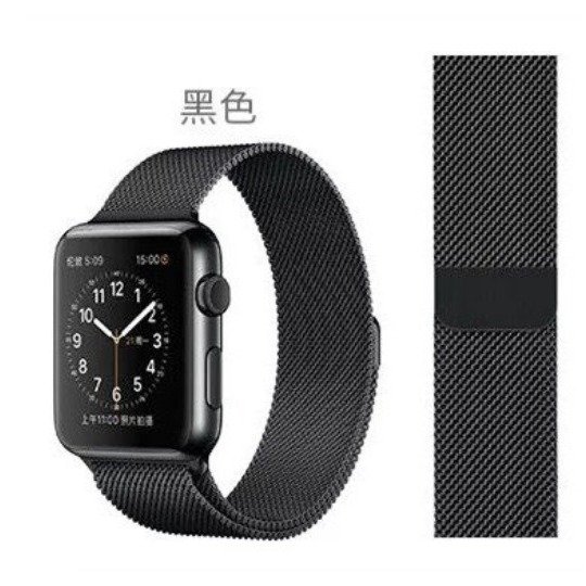 Apple watch 通用米蘭錶帶 Apple watch S6 S7 S8 SE 米蘭錶帶 iWATCH 磁吸錶帶-細節圖6