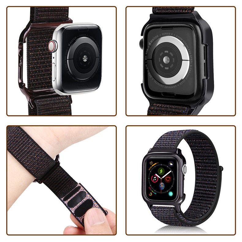 Apple watch 運動型錶帶 Apple watch S7 S8 SE 迴環錶帶 Apple watch尼龍錶帶-細節圖6