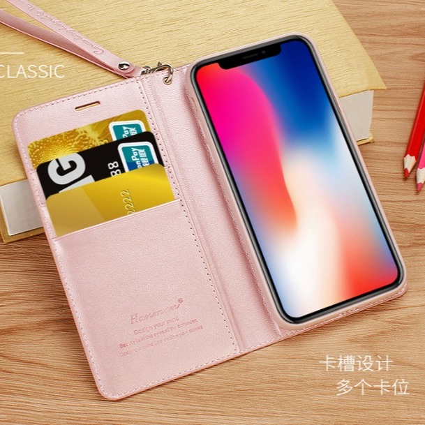 iPhone 11 系列 正品韓曼皮套 iPhone 11皮套、iPhone 11 Pro Max 翻蓋皮套 附掛繩-細節圖3