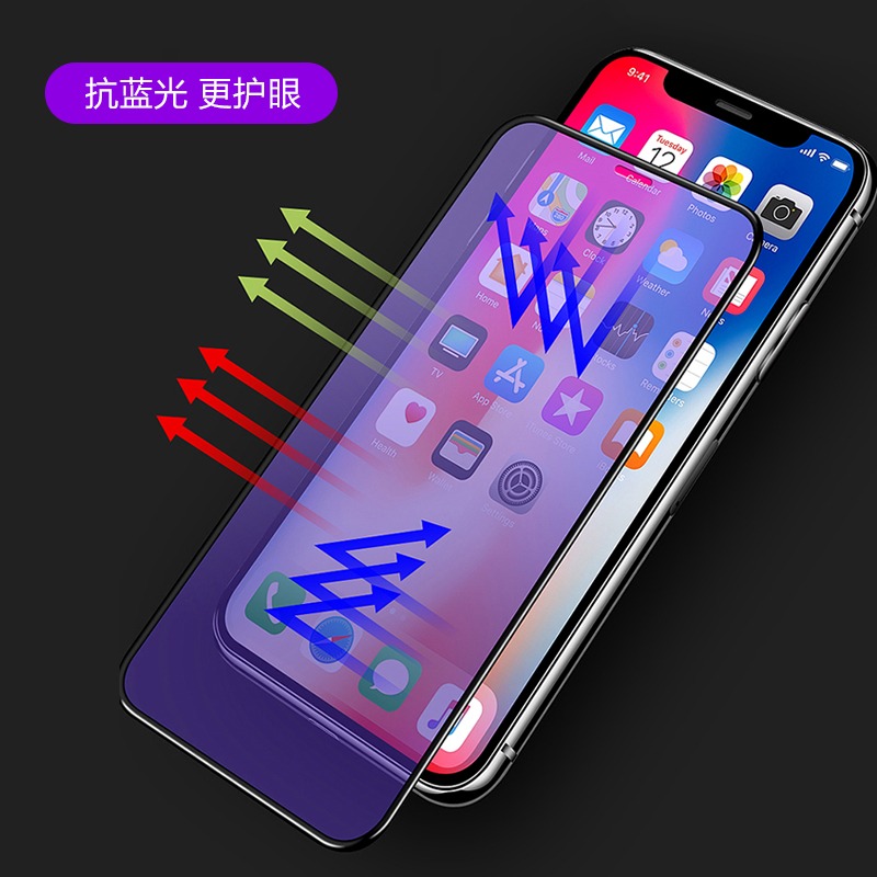 iPhone 11 抗藍光玻璃膜 iPhone11、iPhone11 Pro、iPhon11 Pro Max 紫光玻璃膜-細節圖3