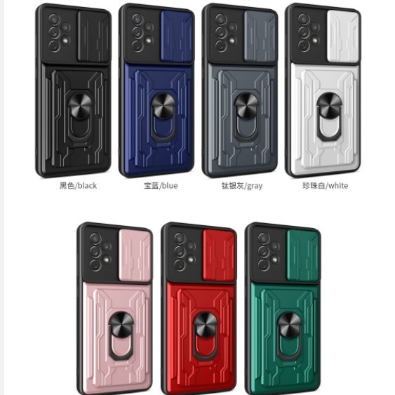 三星A33 A53 5G版 軍士推窗保護殼 三星 A33 A53 多功能防摔殼 三星A33保護套 三星A53 軍規保護套-細節圖2