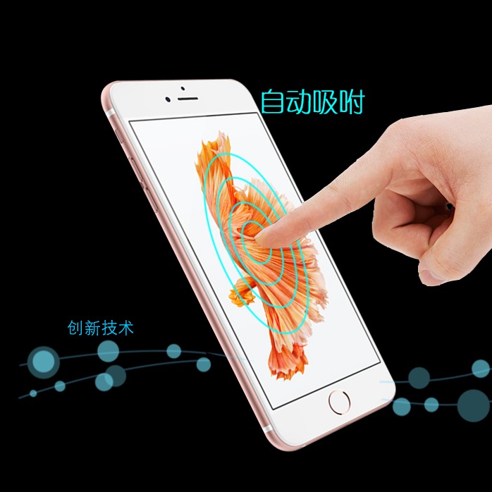 iPhone 6 7 8 非滿版玻璃膜  iPhone 6+ 7+ 8+ 玻璃保護貼  iPhone8 內縮版玻璃膜-細節圖5