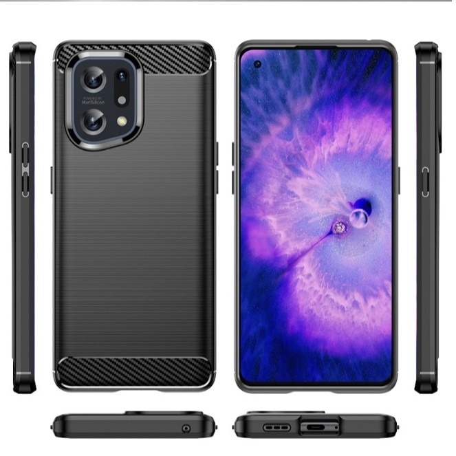 OPPO Find X5 Pro 碳纖維拉絲殼 OPPO Find X5Pro手機保護套 Find X5 Pro保護殼-細節圖3