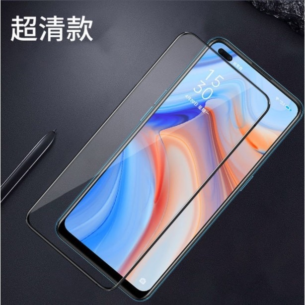 OPPO RENO4 二次強化玻璃膜 OPPO RENO 4 滿版玻璃保護貼 全膠貼合-細節圖4