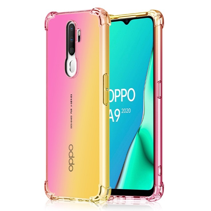 OPPO A5 A9 2020 四角防摔殼 OPPO A5/A9 2020 專用漸變色軟膠套-細節圖8