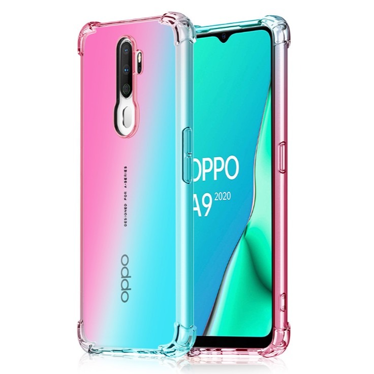 OPPO A5 A9 2020 四角防摔殼 OPPO A5/A9 2020 專用漸變色軟膠套-細節圖9