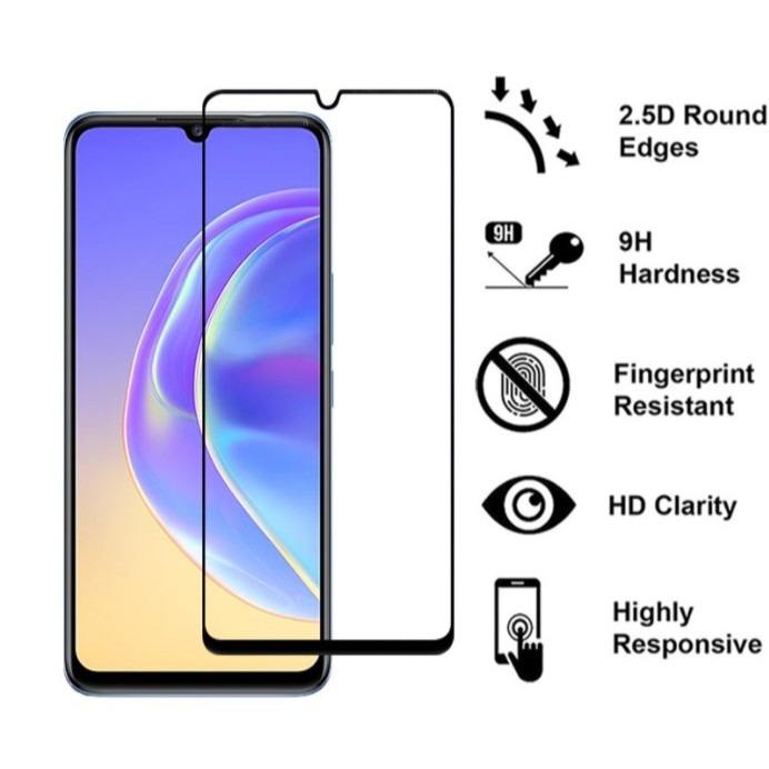 VIVO V21 滿版玻璃膜 VIVO V21 全屏保護貼-細節圖3