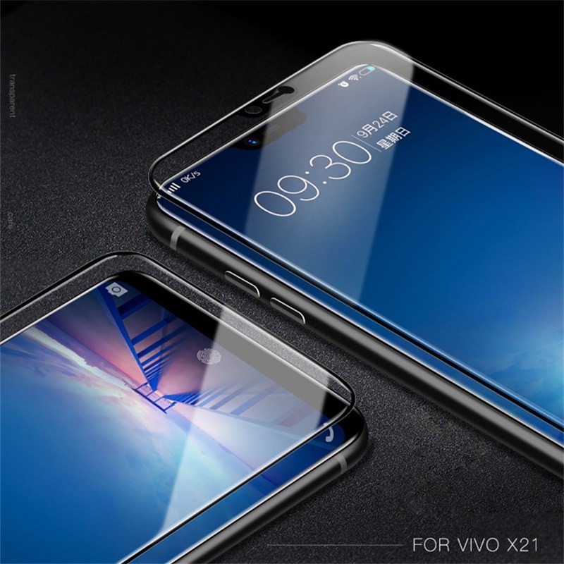 VIVO X21 二次強化玻璃膜 VIVO X21 滿版保護貼 全膠貼合 無網點 全屏滿版-細節圖2