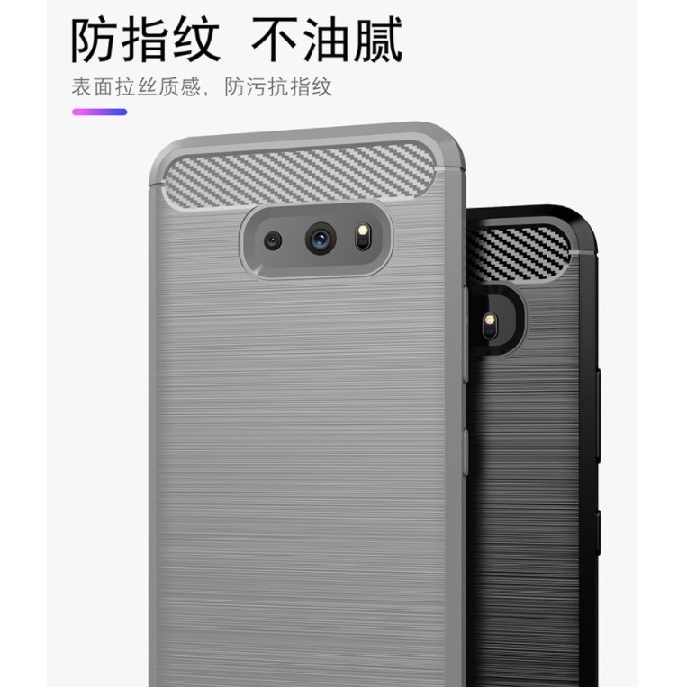 LG V50S 碳纖維拉絲殼 LG V50S Thinq保護殼 LG V50s 碳纖維軟殼-細節圖4