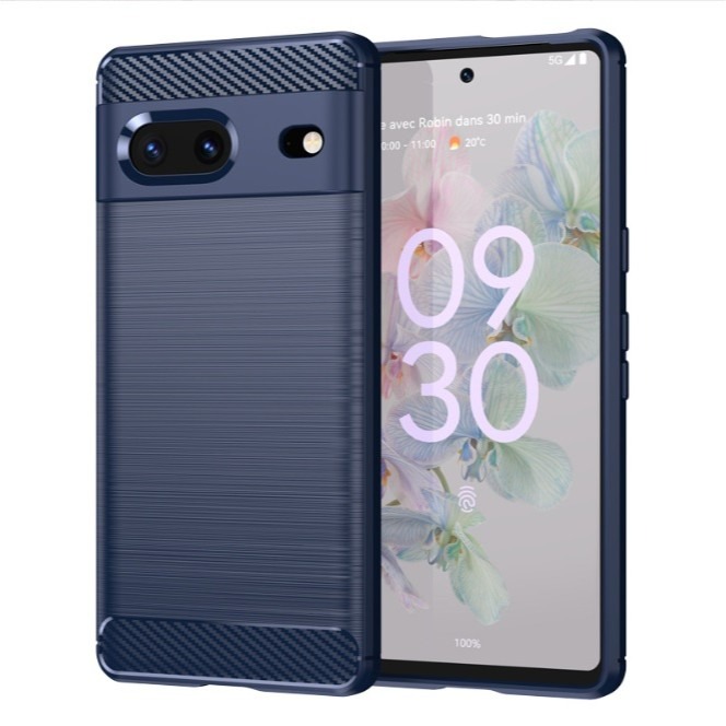 Google Pixel 6A 碳纖維拉絲殼 Pixel 6A 手機保護套 谷歌 Pixel 6A 保護殼-細節圖7