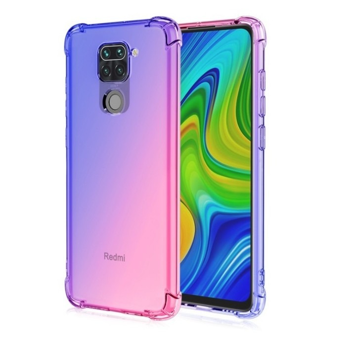 紅米Note9 紅米Note9Pro 四角防摔漸變殼 紅米Note 9 Pro 漸變保護套 紅米Note9 手機殼-細節圖10