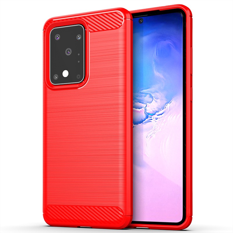 三星S20 S20+ S20 Ultra 碳纖維拉絲保護套 三星S20 S20+ S20 Ultra 保護殼-細節圖11