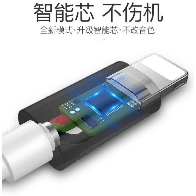 iPhone iPad 耳機轉接線 充電 聽歌二合一轉接頭 蘋果耳機轉接頭 iPhone耳機轉接器 iPad 2合1-細節圖3