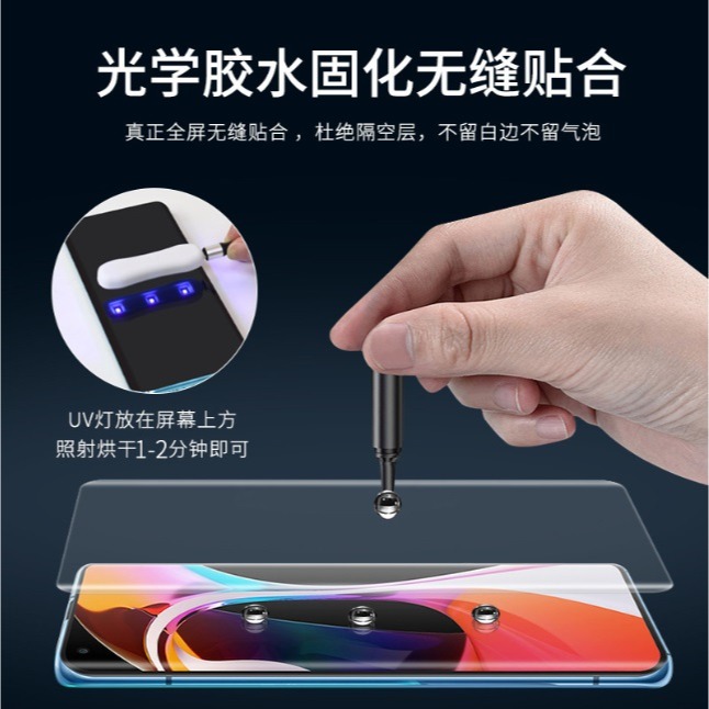 OPPO Find X6 Pro UV光學玻璃膜 Find X6 PRO UV玻璃膜 Find X6 Pro 全膠玻璃膜-細節圖3