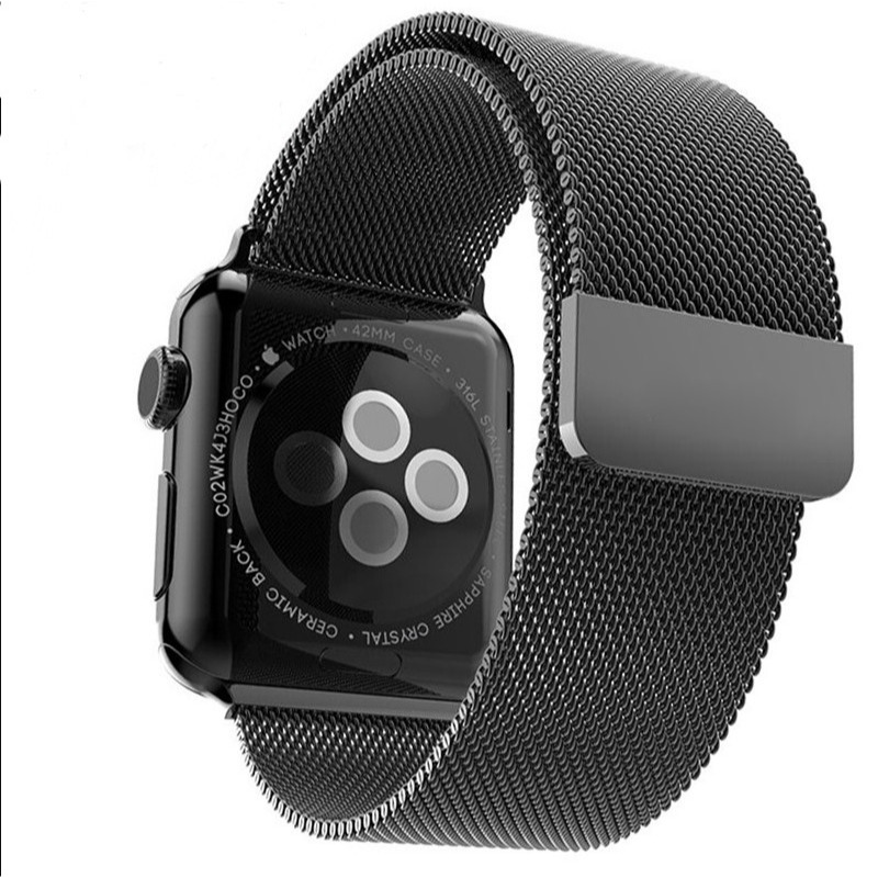 Apple watch10 米蘭尼斯錶帶 Apple watch S10 米蘭磁吸錶帶 免裁剪 42mm 46mm-細節圖4