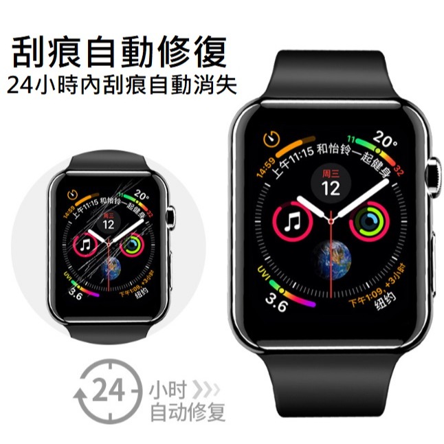 Apple watch Series 10定位貼水凝膜 Apple watch S10 保護膜 42/46MM水凝膜-細節圖4