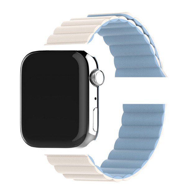 Apple watch S10 矽膠磁吸回環錶帶 Apple Watch10 膚感磁吸錶帶 AppleWatch S10-細節圖11