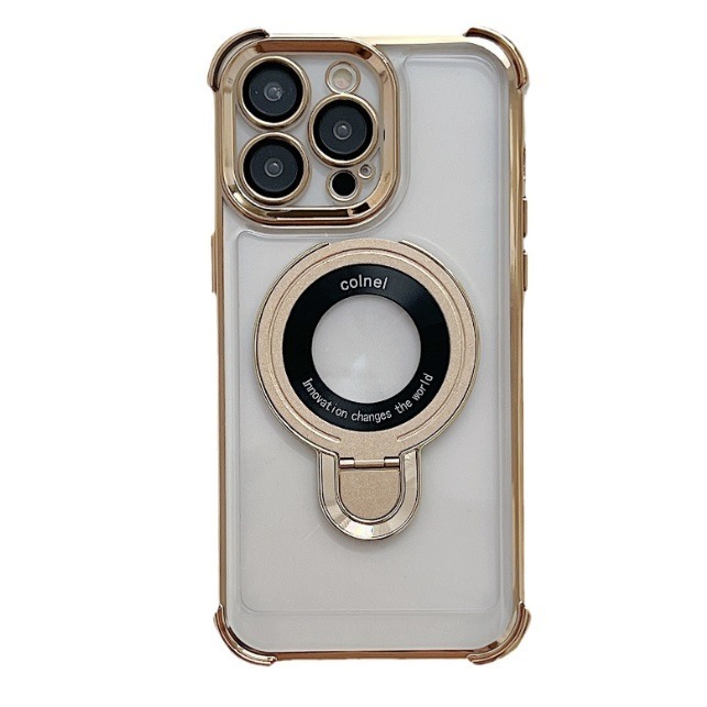 iPhone16 多功能手機殼 iPhone16 Pro Max 電鍍防摔殼 iPhone 16 Pro 磁吸充電殼-細節圖9