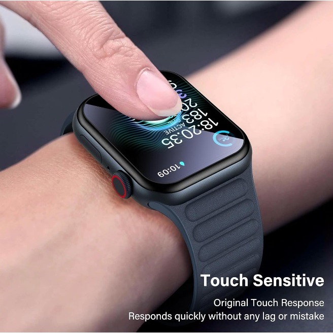 Apple watch 10 鋁合金邊框玻璃膜 apple watch S10 玻璃膜 46MM保護貼 附貼膜神器-細節圖6