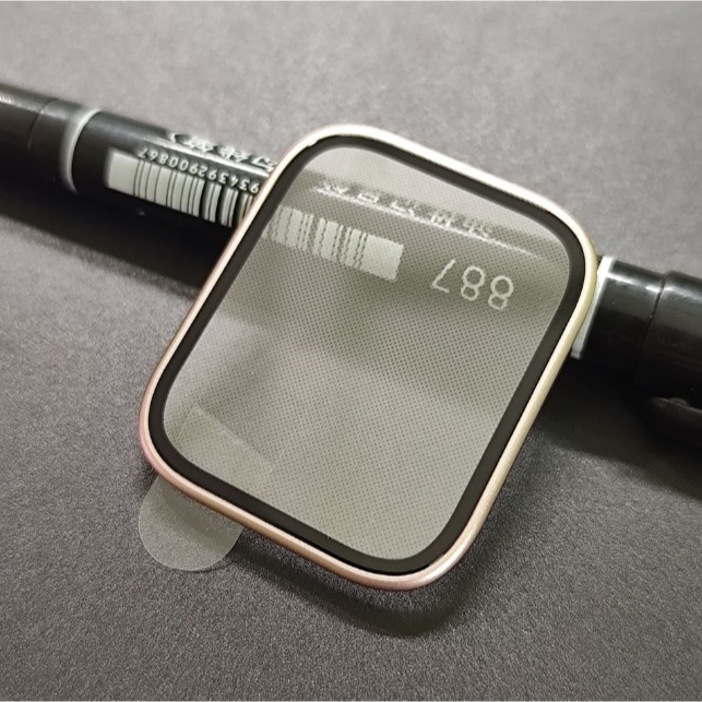 Apple watch 10 鋁合金邊框玻璃膜 apple watch S10 玻璃膜 46MM保護貼 附貼膜神器-規格圖8