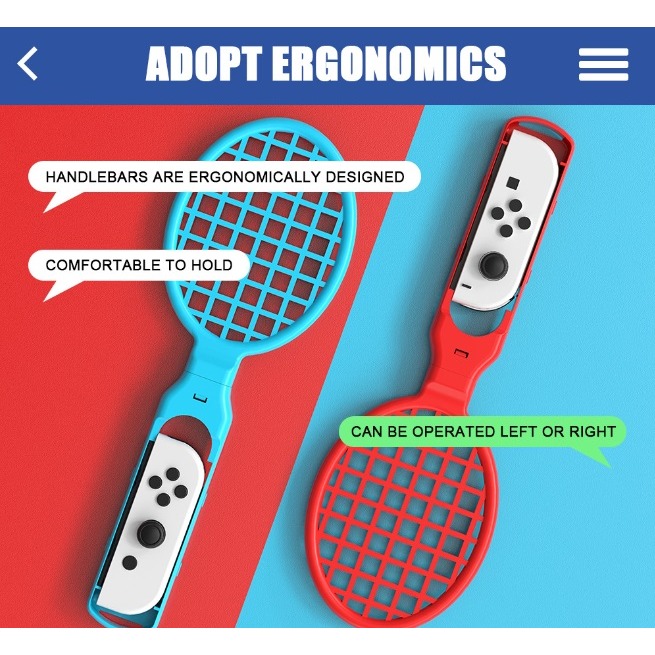 Switch羽球拍 Switch 網球拍 Switch OLED 運動手把 Switch羽球拍組 2個裝-細節圖5