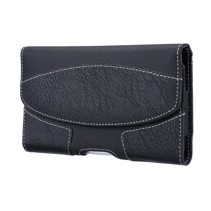 牛津布真皮腰掛皮套 手機腰掛皮套 5~7吋手機均可適用 手機皮套 真皮皮套 腰掛皮套-細節圖8