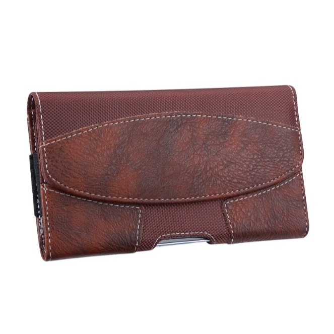 牛津布真皮腰掛皮套 手機腰掛皮套 5~7吋手機均可適用 手機皮套 真皮皮套 腰掛皮套-規格圖10