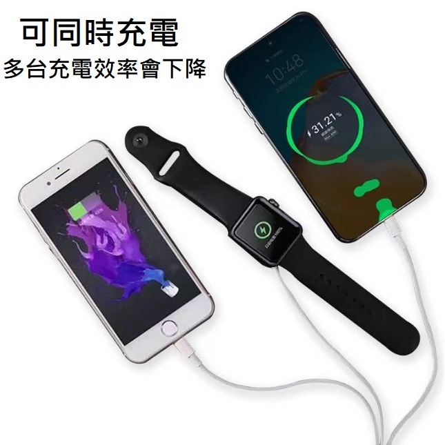 [一線三充] iPhone/Type-C/Watch 三合一充電線 Apple Watch 充電線 出遊必備-細節圖3