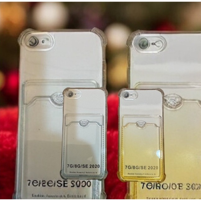 iPhone 7/8/SE 漸變插卡保護殼 iPhone 7/8+ 防摔殼 iPhone 7/8/SE 保護套-細節圖3