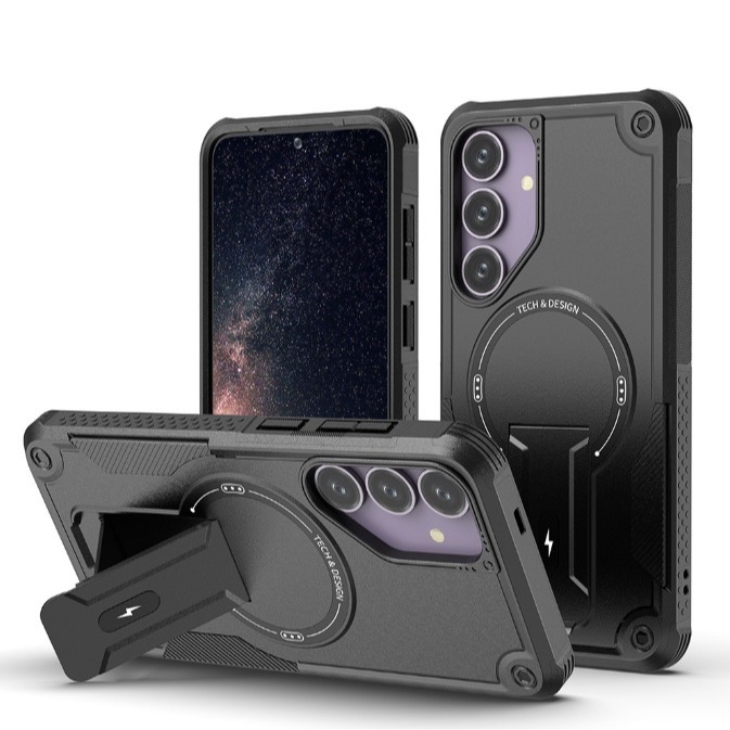三星S25 S25+ S25Ultra 德甲隱形磁吸殼 三星 S25 S25+ S25 Ultra 磁吸支架保護殼-細節圖9