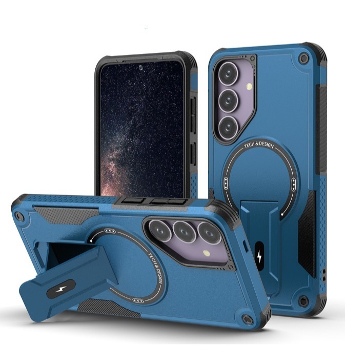 三星S25 S25+ S25Ultra 德甲隱形磁吸殼 三星 S25 S25+ S25 Ultra 磁吸支架保護殼-細節圖10
