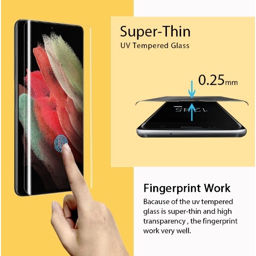三星S25 Ultra UV玻璃膜 三星 S25Ultra 保護貼 S25 Ultra 高清膜/防窺膜-細節圖4