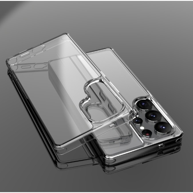 三星 S25 S25+ S25 Ultra 晶透玻璃殼 三星S25 S25+ S25Ultra 透明玻璃保護殼-細節圖6