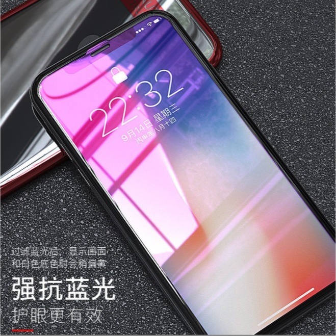 iPhone16e 抗藍光玻璃膜 iPhone 16E 紫光玻璃膜 iPhone 16e 藍光保護貼-細節圖2
