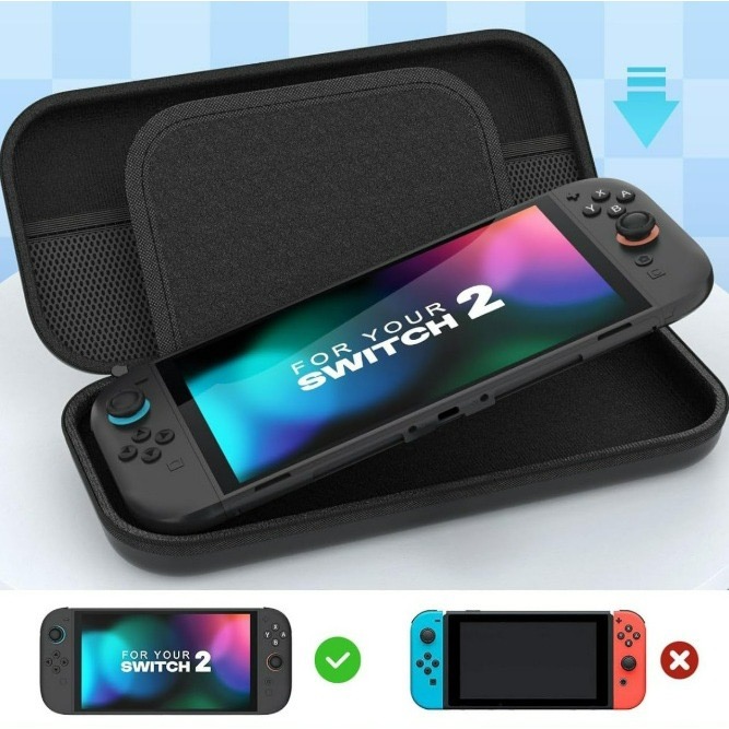 任天堂 Switch2 手提收納包 Switch 2 手提包 內附卡格 Switch2 收納包-細節圖2
