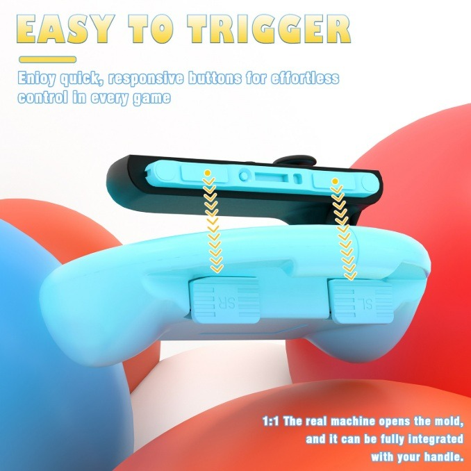 任天堂Switch2 方向盤 Switch2 馬力歐賽車方向盤 Switch2 遊戲手把 Switch2方向盤組 2個裝-細節圖2