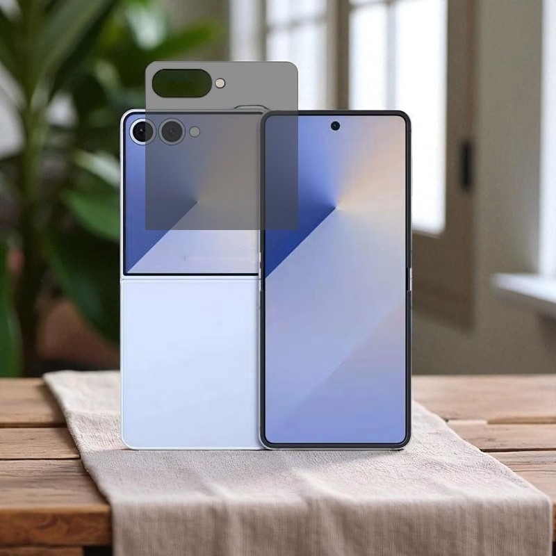 三星Z Flip7 前屏保護貼 三星 ZFlip7 鋼化玻璃膜 三星Z Flip7 玻璃前膜 小屏膜-細節圖6