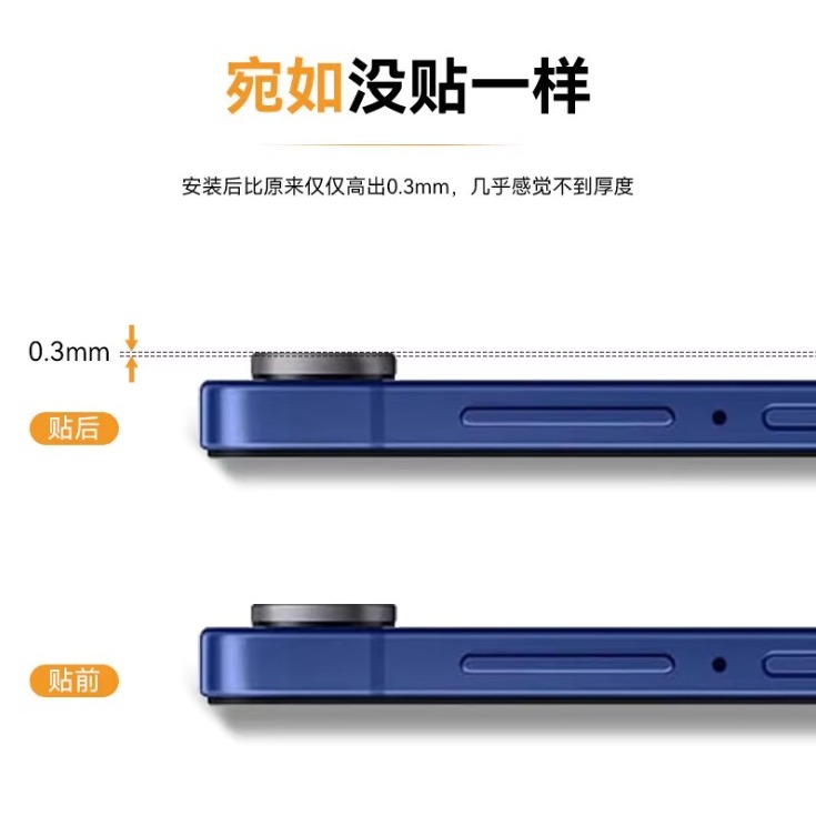 三星Z FLIP7 鏡頭貼 三星 ZFlip7 一體式鏡頭膜 三星Z Flip7 透明鏡頭貼-細節圖4