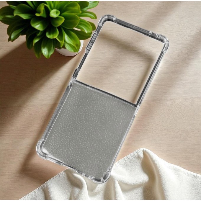 三星Z Flip7 手機殼 三星 Zflip7 透明軟殼 三星Z Flip7 手機保護殼 自帶五金扣-細節圖2