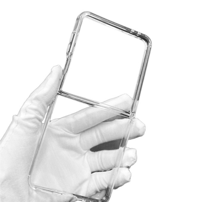 三星Z Flip7 手機殼 三星 Zflip7 透明軟殼 三星Z Flip7 手機保護殼 自帶五金扣-細節圖6