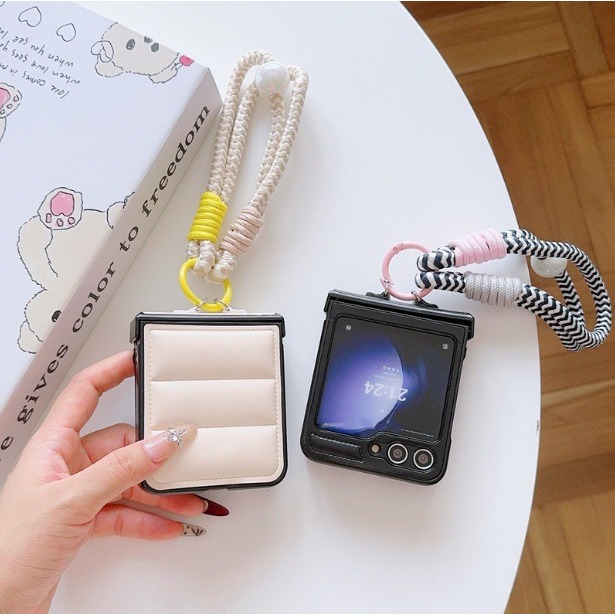 三星Z Flip7 羽絨服造型保護殼 三星 Zflip7 掛繩手機殼 三星Z Flip7 保護套 附掛繩-細節圖4