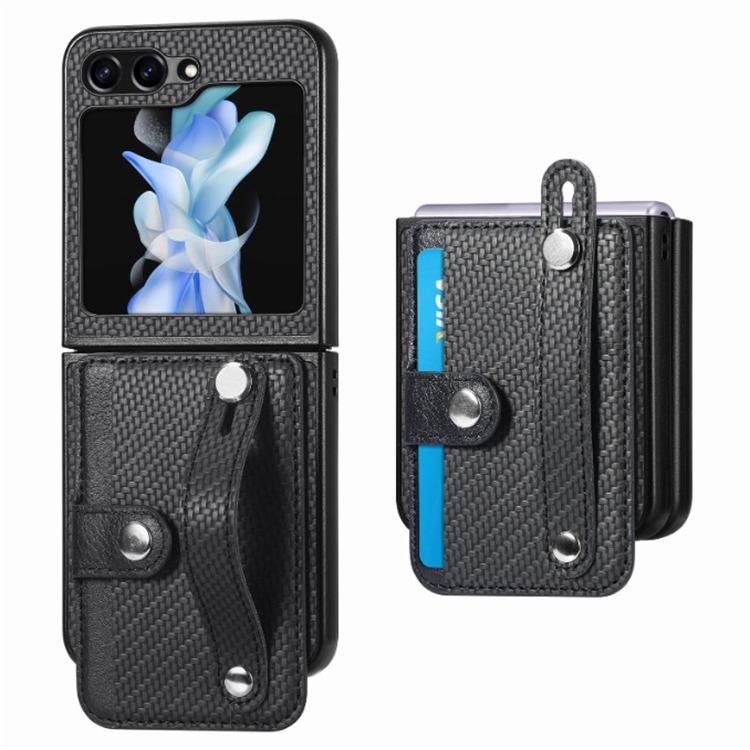 三星Z Flip7 腕帶支架保護殼 三星Z Flip 7 牛仔布紋保護套 Zflip7手機殼-規格圖11