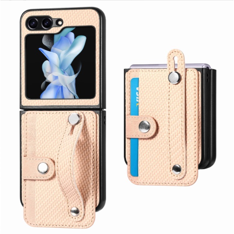 三星Z Flip7 腕帶支架保護殼 三星Z Flip 7 牛仔布紋保護套 Zflip7手機殼-規格圖11